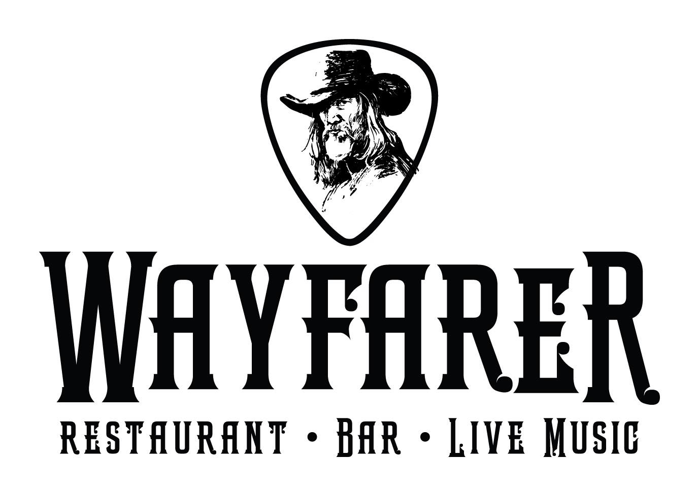 Wayfarer Logo. Restaurant, Bar, Live Music