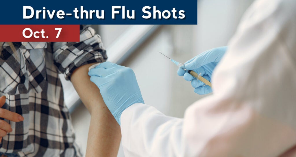 Drive-Thru Flu Shots Oct. 7