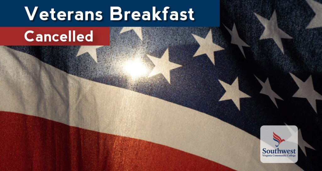 Veterans Breakfast Cancelled