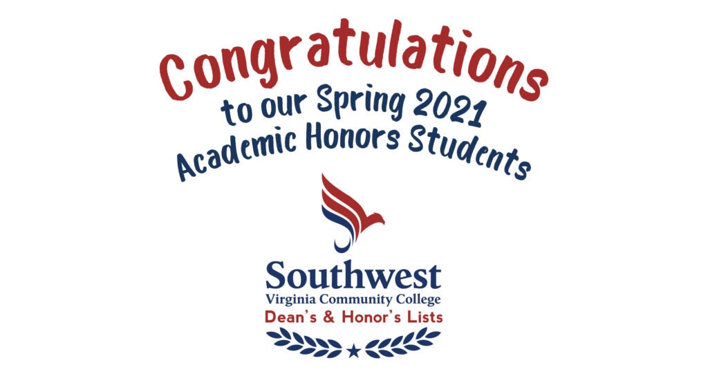 Congratulations to our Deans and Honors Students for Spring 2021