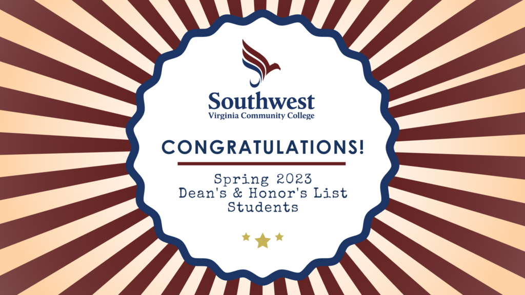 Congratulations Spring 2023 Dean's and Honor's List Students