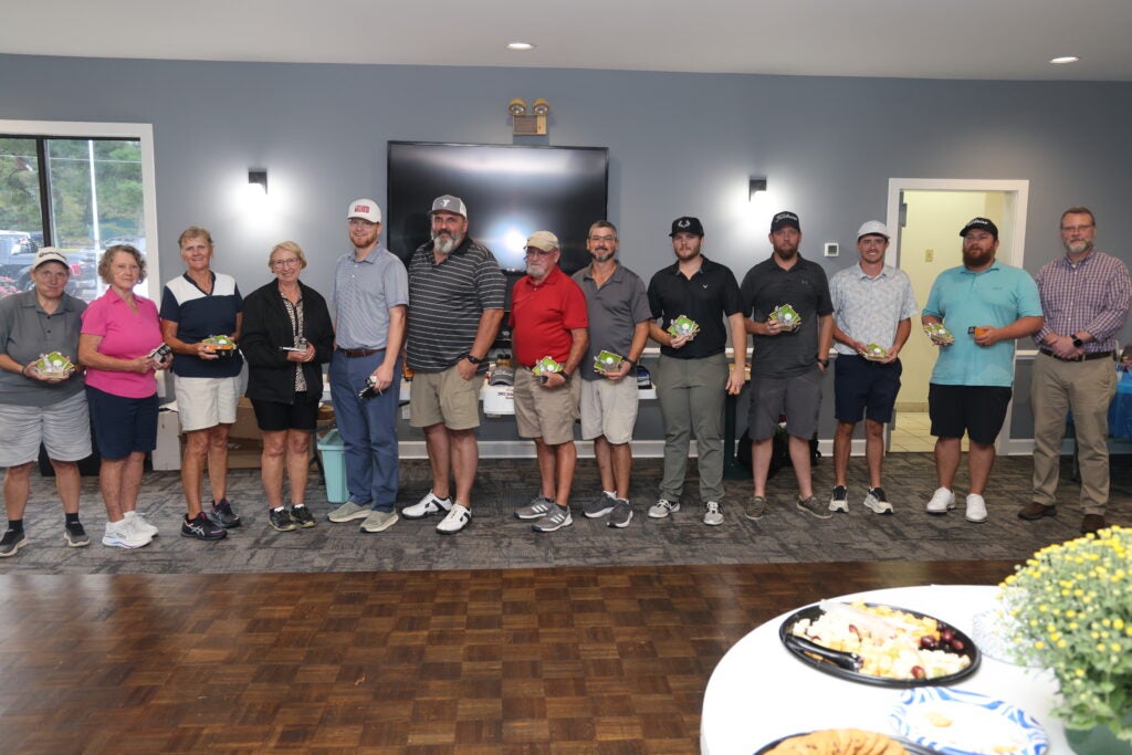 Picture of Flights 1-6 alongside Dr. Clinton Hayes