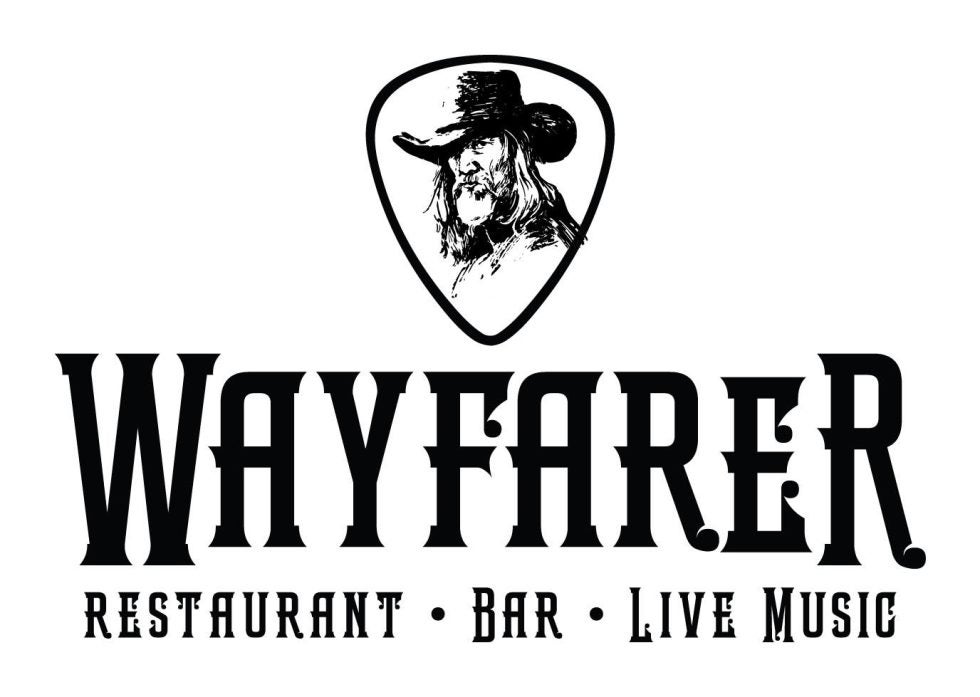 Wayfarer Logo. Restaurant, Bar, Live Music