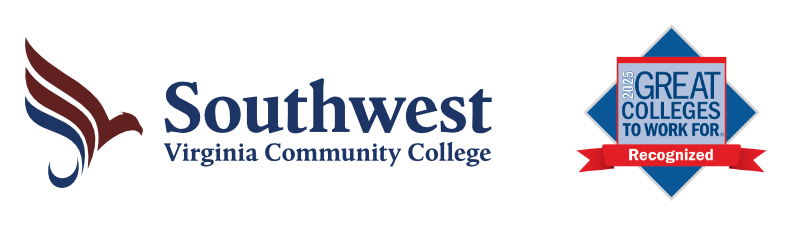 Southwest Virginia Community College logo and the 2025 Great Colleges to Work For logo