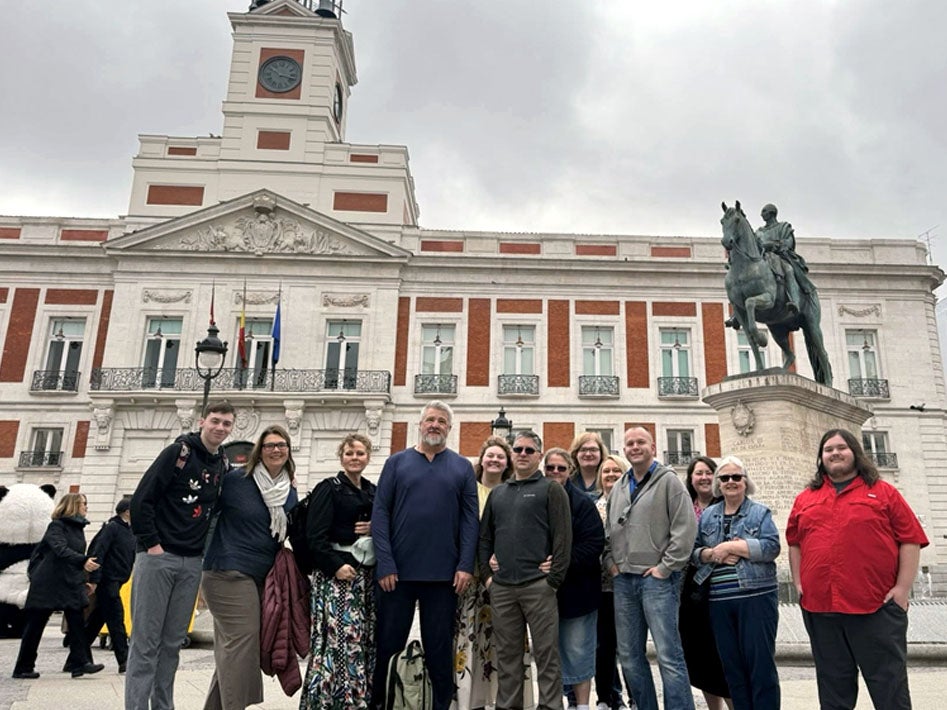 A group photo of the Southwest International Trip