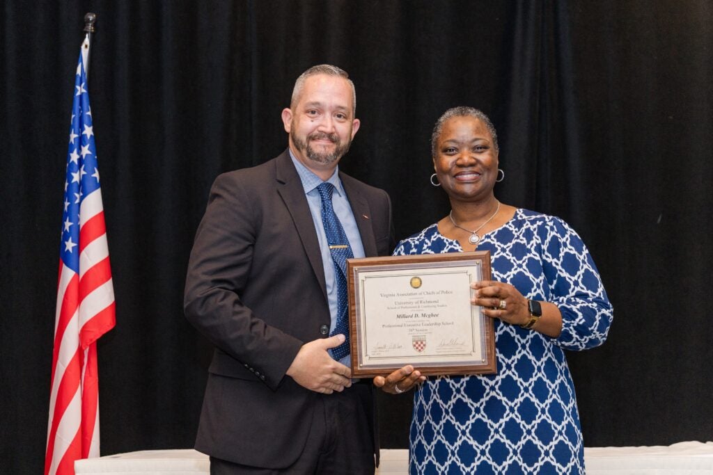 Chief McGhee at PELS Graduation with