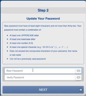 MySouthwest password update